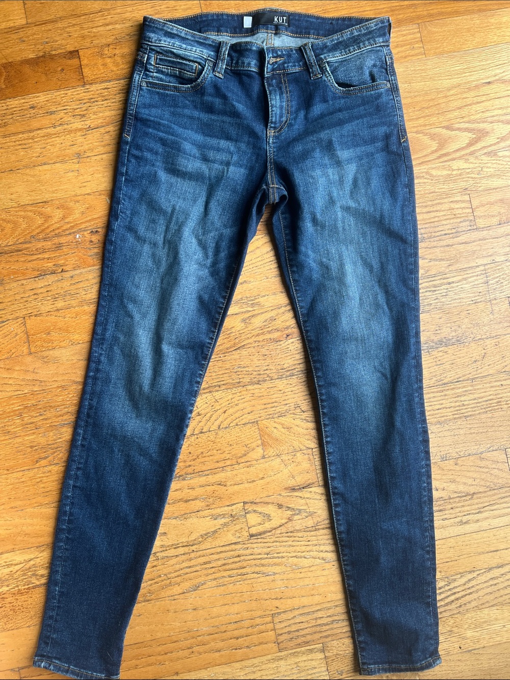 Kut from the Kloth toothpick skinny Dark Indigo Jeans jeggins size 6